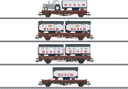 Marklin HO 45040 Circus Busch Freight Car Set 2022 New Item