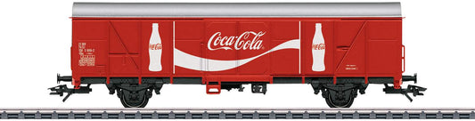 Marklin HO 47366 Type Gbs Boxcar - 3-Rail - Ready to Run -- Swedish State Railways SJ (Era IV, Coca-Cola Scheme)
