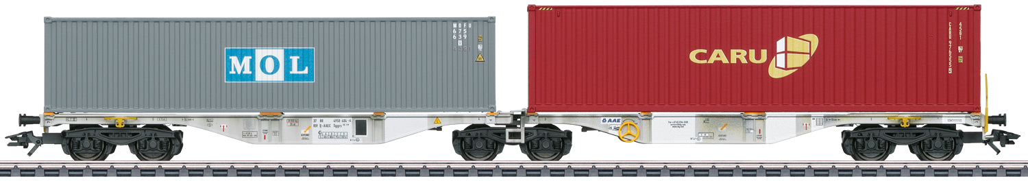 Marklin HO 47811 Type Sggrss 80 Double Container Transport Car 2022 New Item