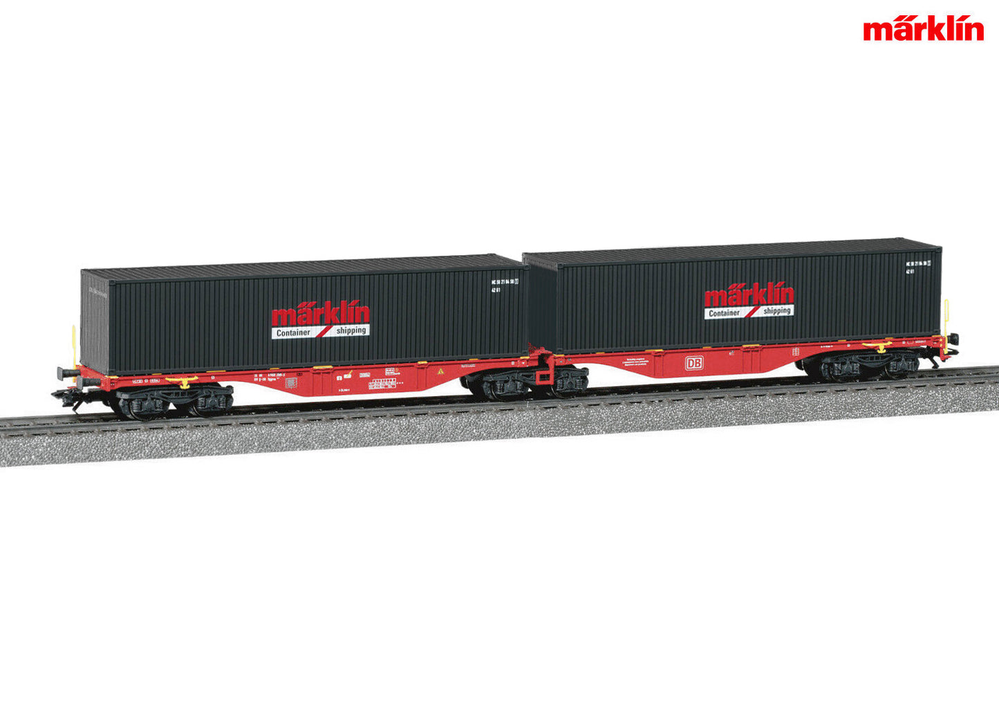 Marklin HO 47812 Märklin 47812 Double Container Wagon (Store model 2021) 2021 New Item