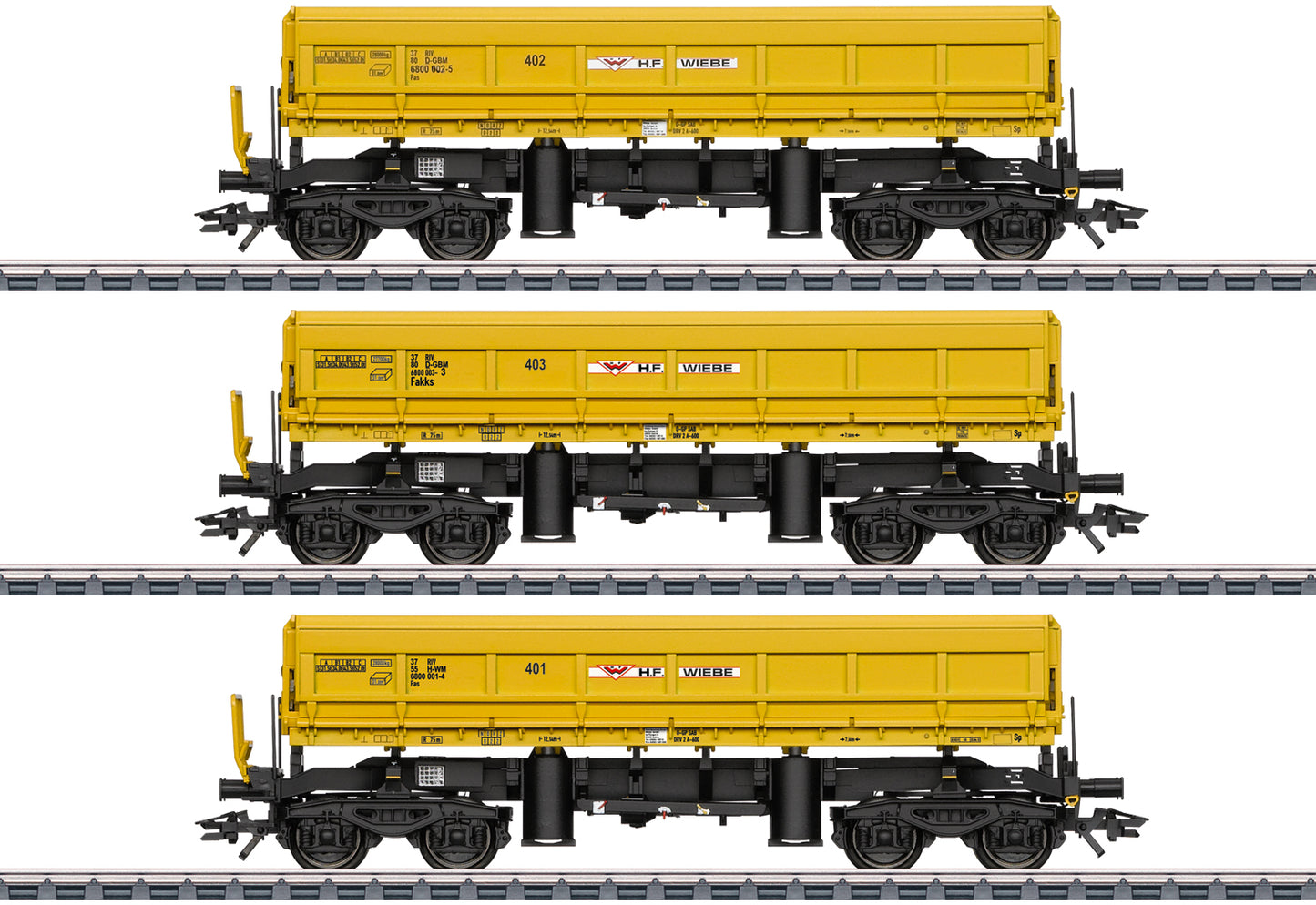 Marklin HO 48459 Type Fas/Fakks Dump Car Set 2022 New Item  MHI (Exclusive)