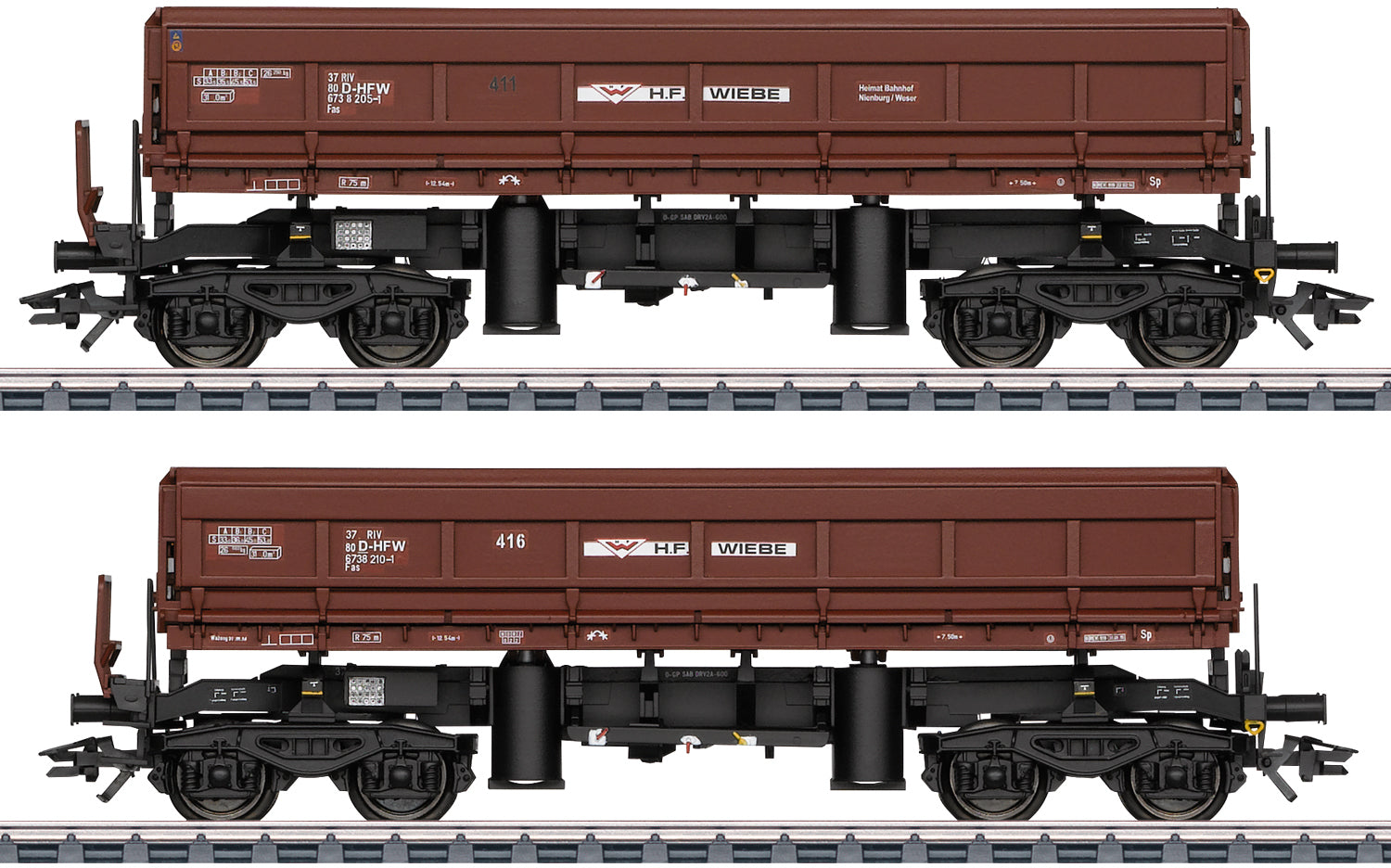 Marklin HO 48460 Type Fas Dump Car Set 2022 New Item  MHI (Exclusive)