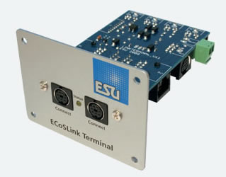 ESU HO 50099  ECoSlink Terminal, Extensionmodul for ECOS, CS1, CS2, incl. cord 