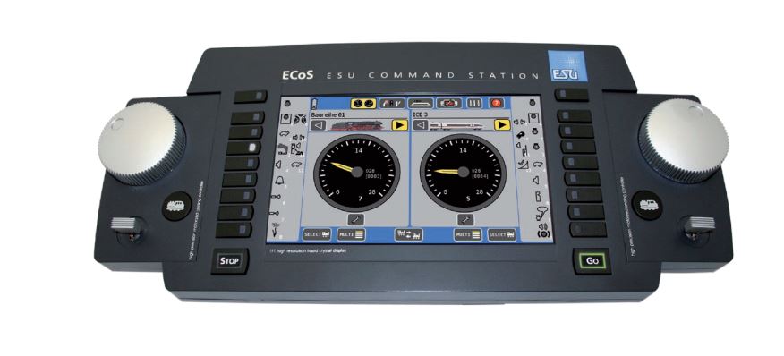ESU HO 50210 ECoS 2.1 Digital Control System, 6A, 7 TFT , MM/DCC/SX/M4, power supply 15-21V
