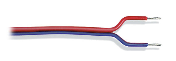 LGB G 51235 Double Conductor Wire -- Blue/Red