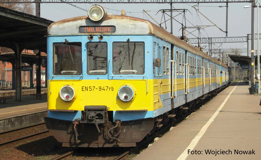 Piko HO 51459 EN 57 Commuter train PKP V Sound DC 2024 New Item