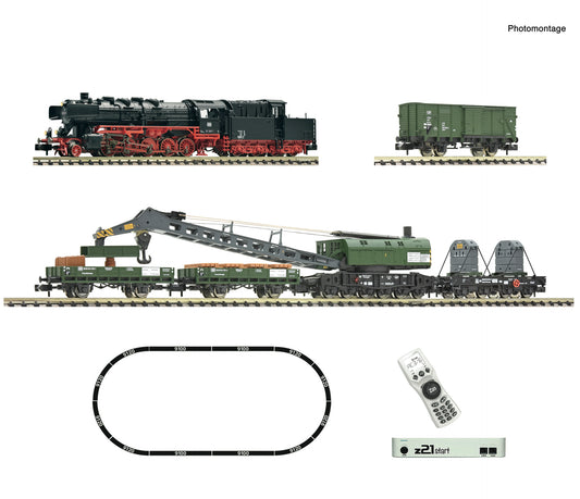 Fleischmann N 5170004 z21 start digital set: cl ass 050 with crane DB      era IV DC 2024 New Item