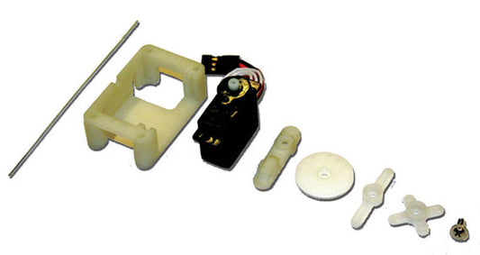 ESU HO 51804 Servo Motor, precision miniature Servo, operated by a micro controller with plastic gear drive, including mounting kit