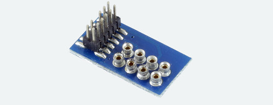 ESU HO 51969  Adapters board #3, for decoders with 8-pin NEM652 interface for locos with PluX12, 16, 22 interface 