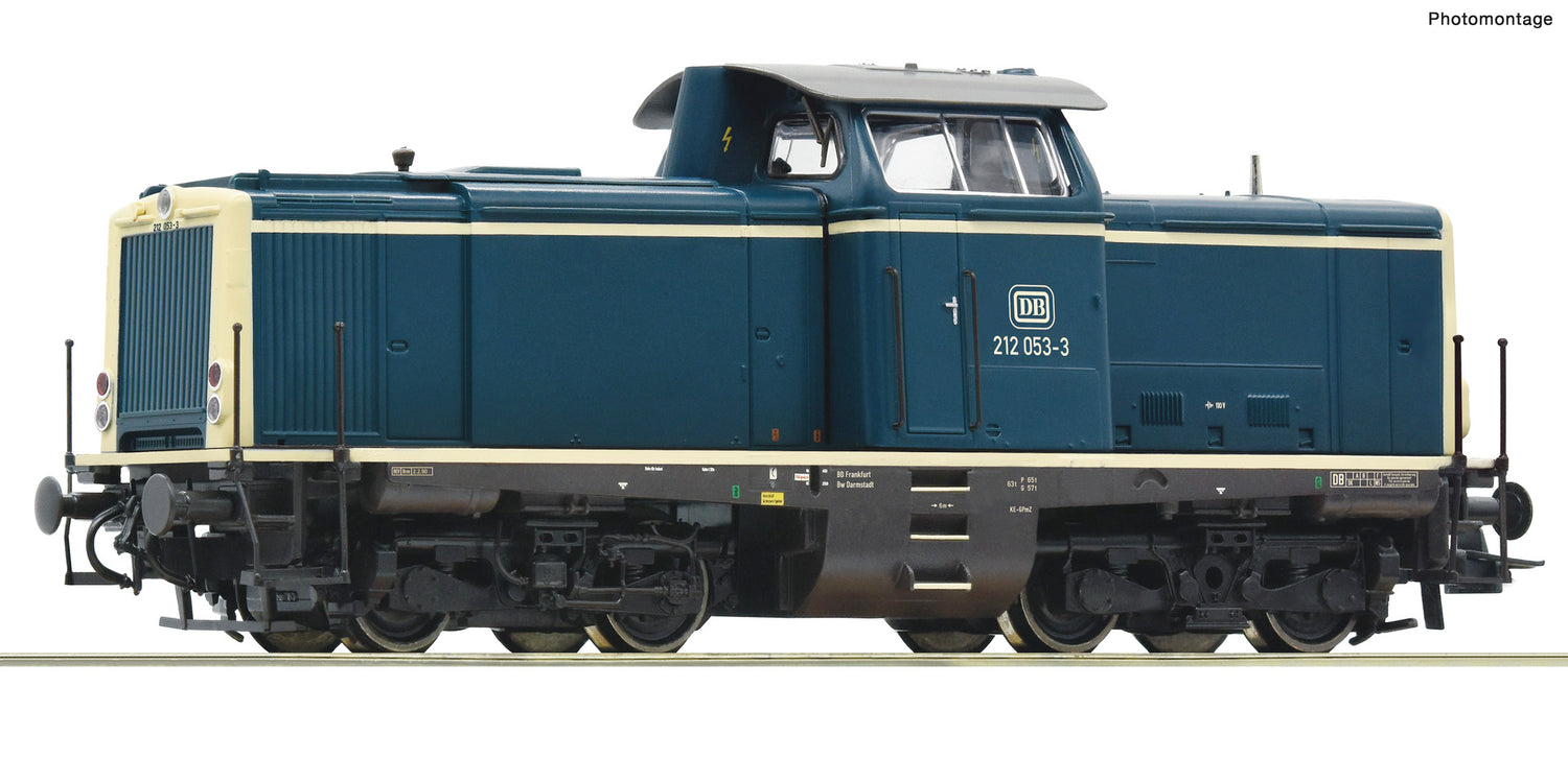 Roco HO 52538 Diesel locomotive class 212  DB  era IV DC 2023 New Item
