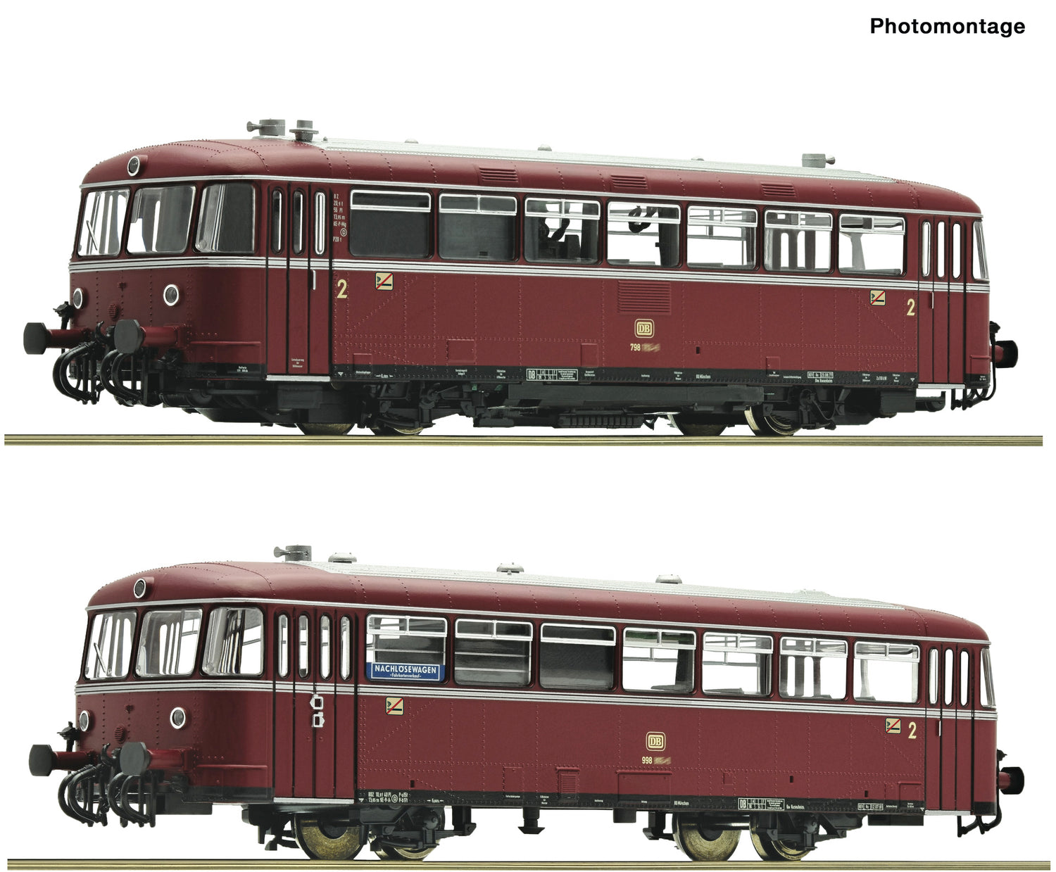 Roco HO 52635 Railbus class 798/998  DB  era IV DCC Q1 2022 New Item