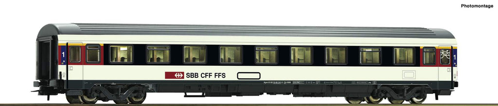 Roco HO 54166 1st class Eurocity compartment coach, SBB