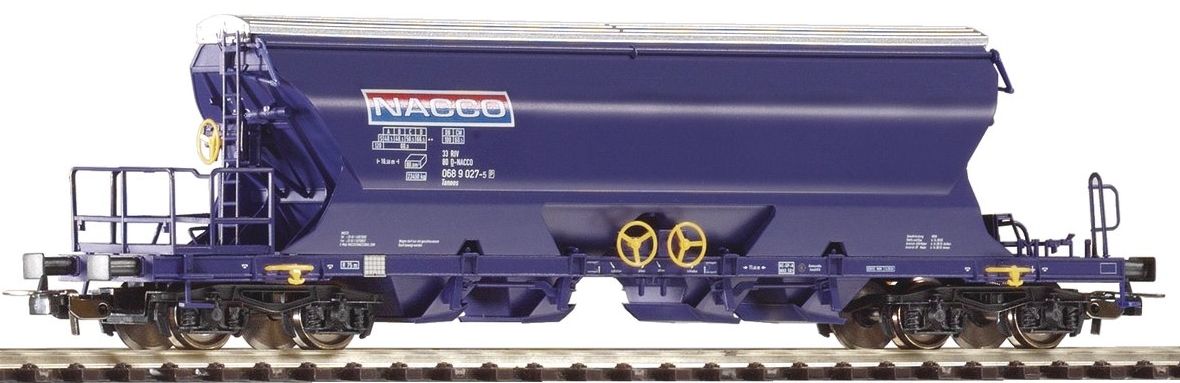 Piko HO 54631 4-Bay Covered Hopper Nacco DB V