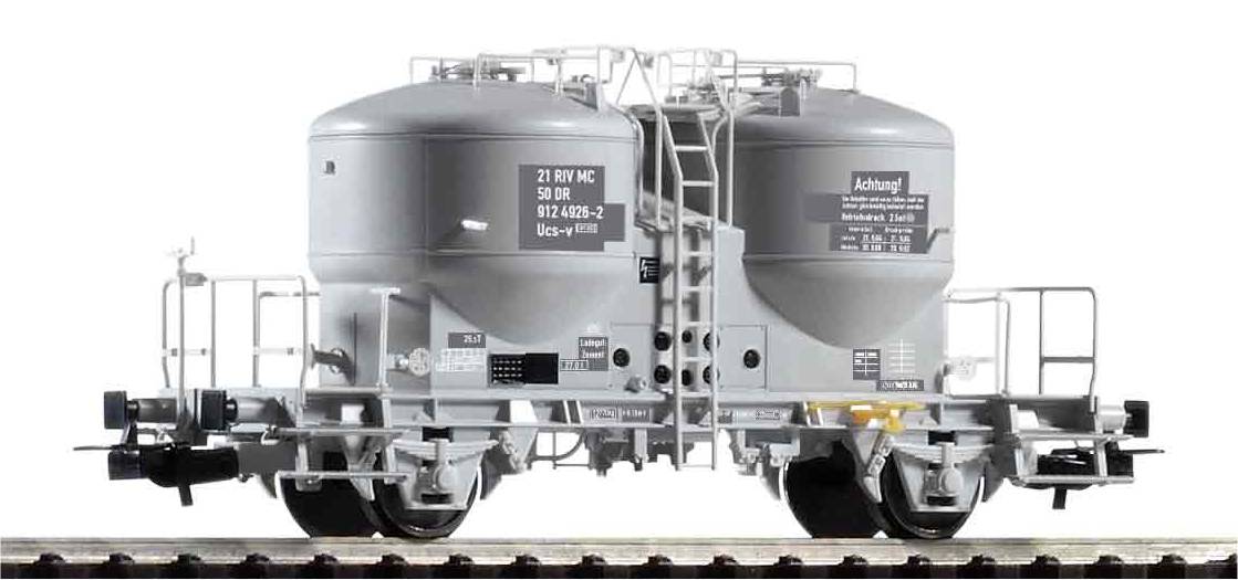 Piko HO 54699 Ucs Silo car w/patches DR IV DC 2024 New Item