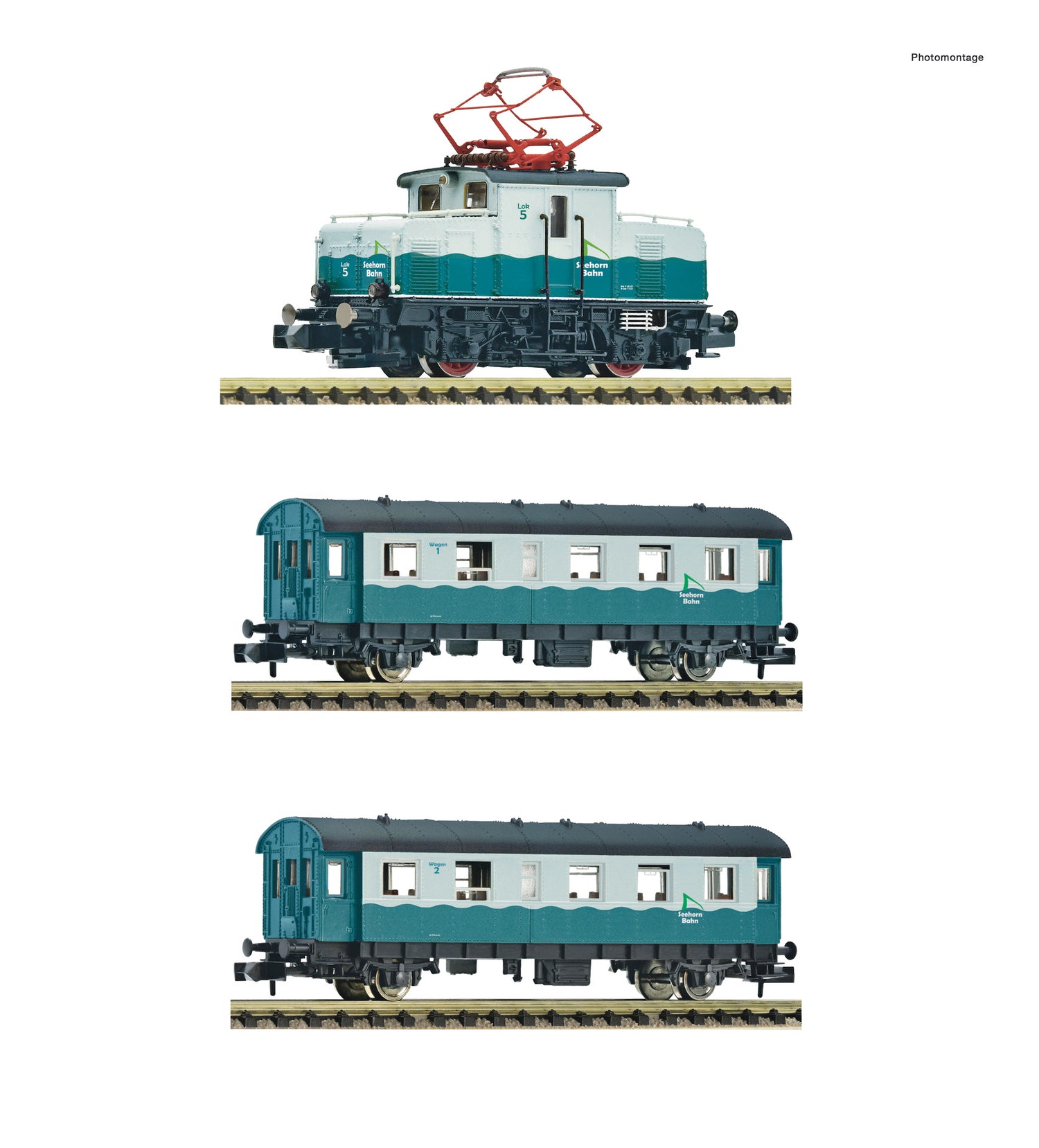 Fleischmann N 5560001 3 piece set Rack and pin ion railway era III IV Euro Model Trains