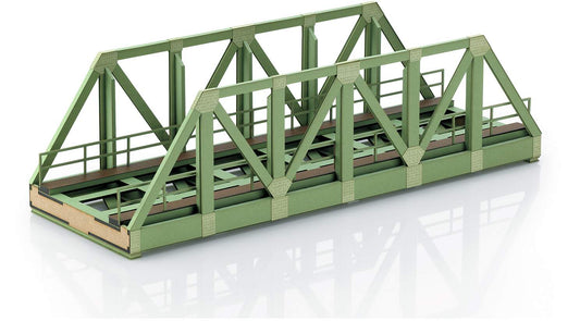 Marklin 1 56298  Single-Track Truss Railroad Bridge -- Laser-Cut Card Kit -