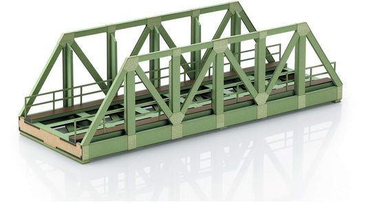 Marklin 1 56298 Single-Track Truss Railroad Bridge -- Laser-Cut Card Kit -