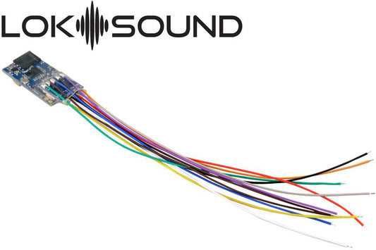 ESU HO 58813 LokSound 5 micro DCC/MM/SX/M4 blank decoder, open wire ends, Retail, with speaker 11x15mm, gauge: 0, H0