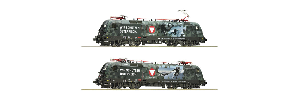Roco HO 60492 Electric locomotive 1116  182-7 'Bundesheer'         era VI DC 2023 New Item