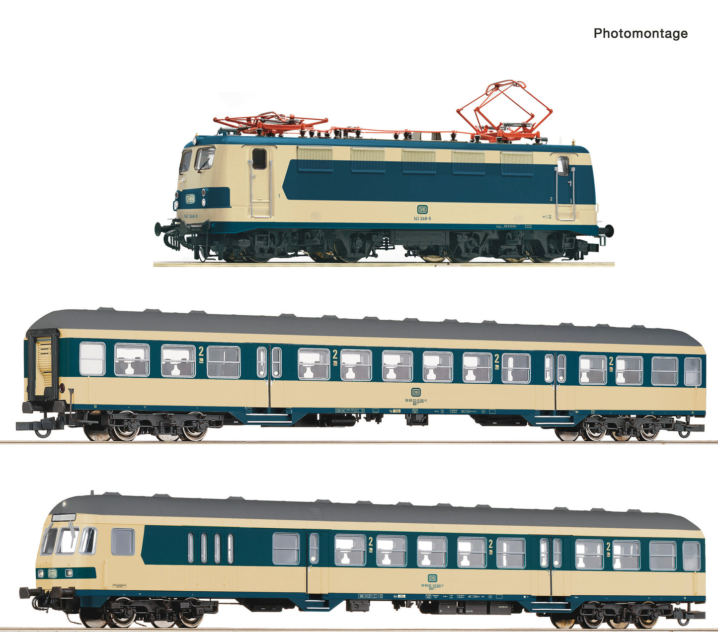 Roco HO 61484 DCC 3 piece set: The Karlsruhe train 2021 New Item