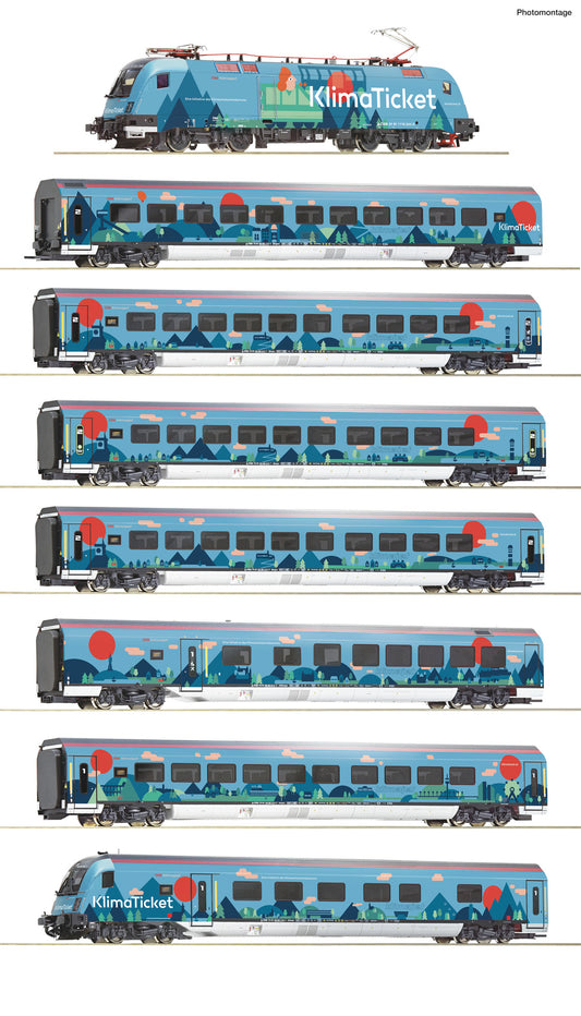SNCF, TGV 2N2 EuroDuplex, 4-unit set including motorized head, dummy head  and two end coaches (1st and 2nd class), period VI, with AC-Sound decoder