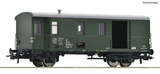 Roco HO 6200018 Goods train baggage wagon  DR  era IV DC 2023 New Item