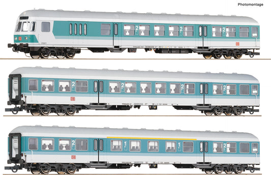 Roco HO 6200034 3-piece set 1: Regional transport coaches  DB AG    era V-VI DC 2024 New Item