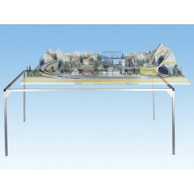 Noch HO 62070 Aluminium Frame 47 x 28 (70 x 120 cm) for Traunstein/ Left Turntable extension 81950