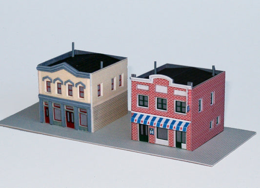 EMTZ 620 Two downtown buildings. Fully assembled.