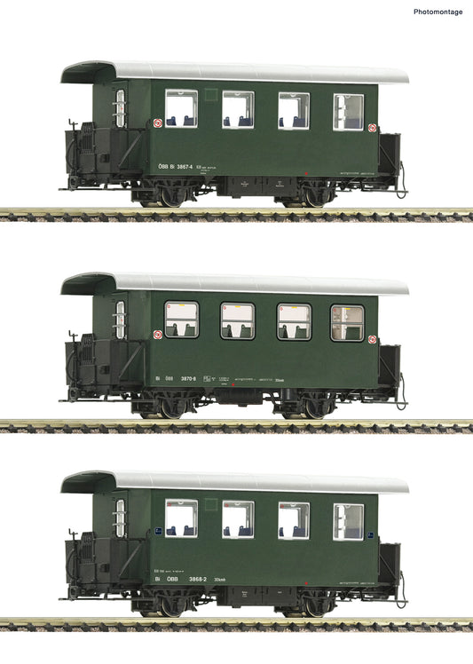 Roco HO 6240001 3-piece set: Narrow gauge  coaches  ÖBB              era IV-V DC 2024 New Item