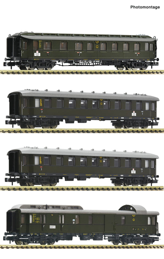 Fleischmann N 6260006 4-piece Passenger set: Express train  DRG  era II DC 2023 New Item
