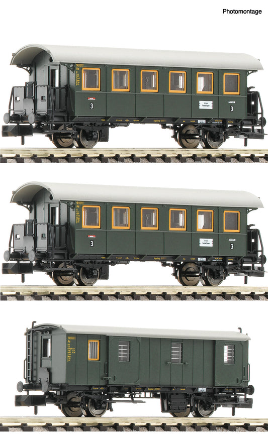 Fleischmann N 6260023 3-piece set: Passenger tr ain  DB                    era III DC 2024 New Item