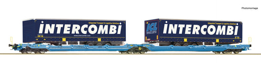 Roco HO 6600035 Double Pocket wagon T3000e EUROWAGON era VI DC 2024 New Item