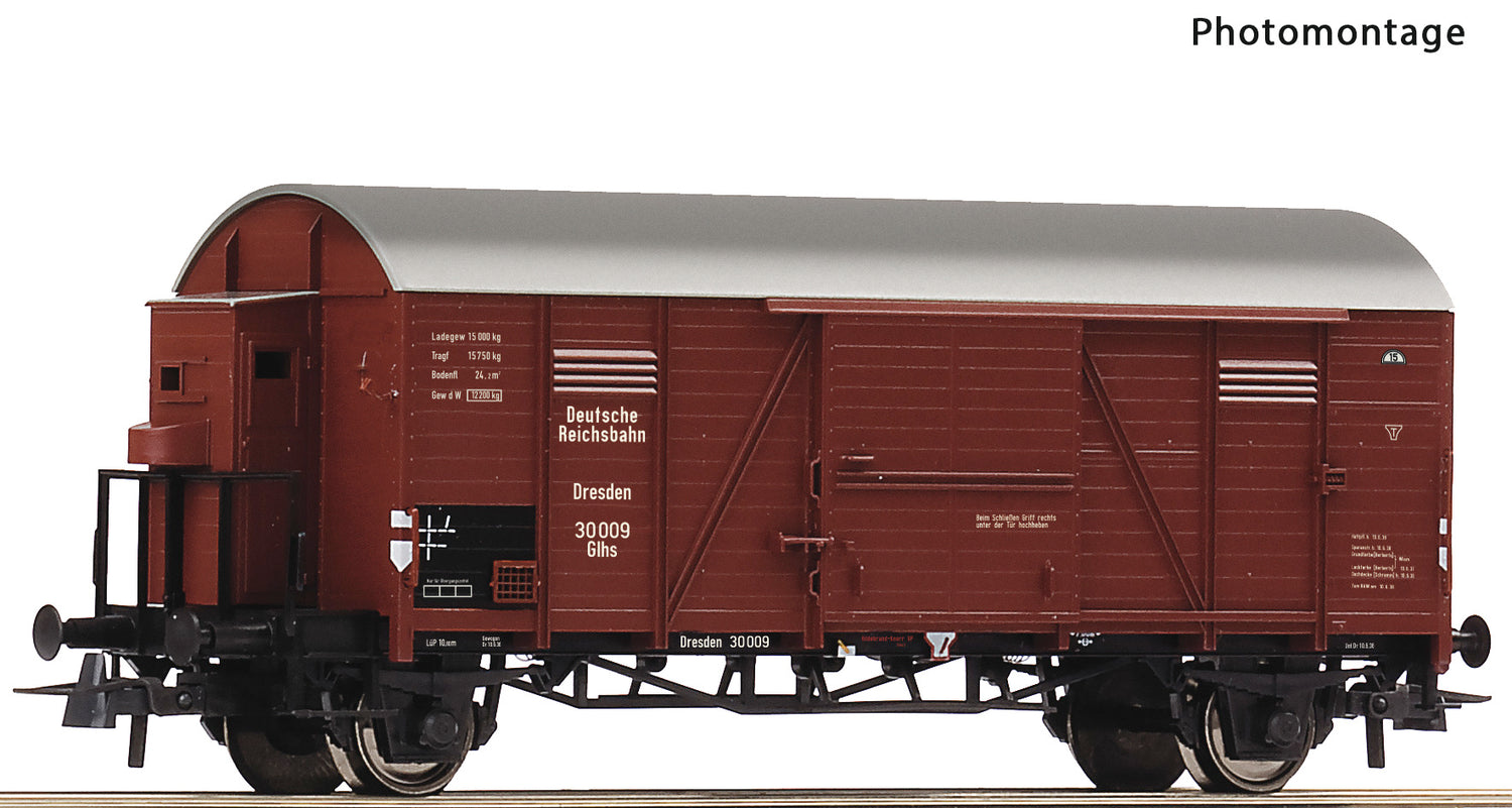 Roco HO 6600038 Covered baggage wagon  DRG                          era II DC 2024 New Item