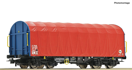 Roco HO 6600085 Sliding tarpaulin wagon   OnRail                     era VI DC 2024 New Item