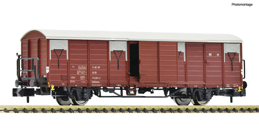 Fleischmann N 6660022 Covered goods wagon  DR                              era IV DC 2024 New Item