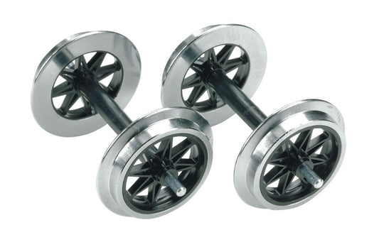 LGB G 67320 Metal Double-Spoked Wheel Set pkg(2)