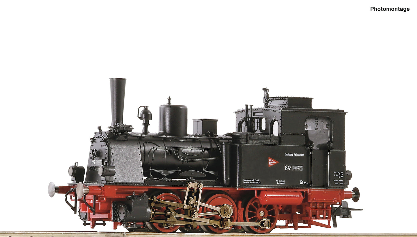 Roco HO 70046 Steam locomotive class 89.70–75  DR  era III DCC 2023 New Item