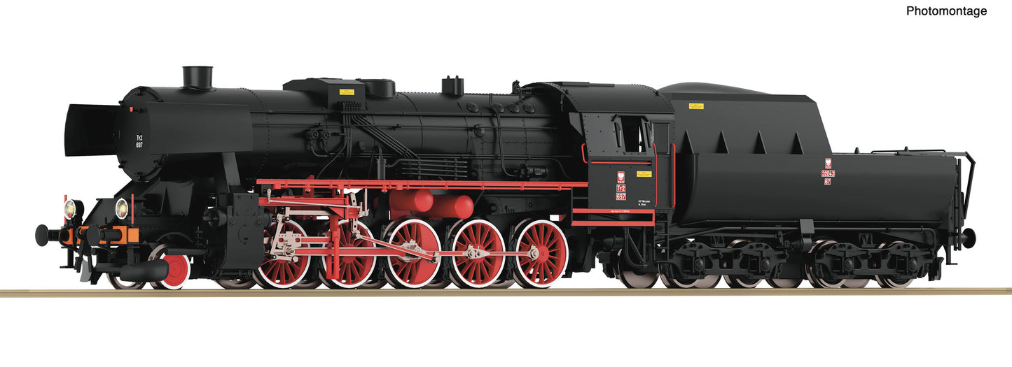 Roco HO 70107 Steam locomotive Ty2  PKP                            era III-IV DC 2024 New Item