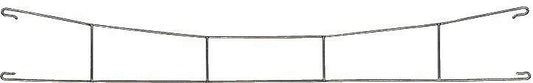 Marklin HO 70142 Marklin HO Catenary -- Catenary Wire Length: 5-9/16 (For C,K,M Track) Pkg(5)