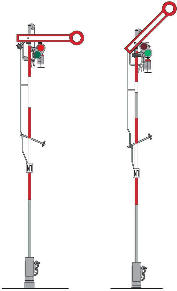 Marklin HO 70391 Home Signal w/Narrow Mast