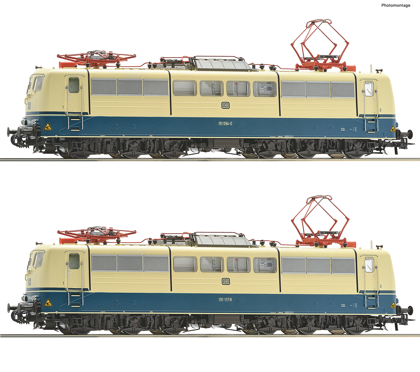 Roco HO 70407 2-piece set: Electric locomotives 151 094-0 and 15  era IV DC 2024 New Item