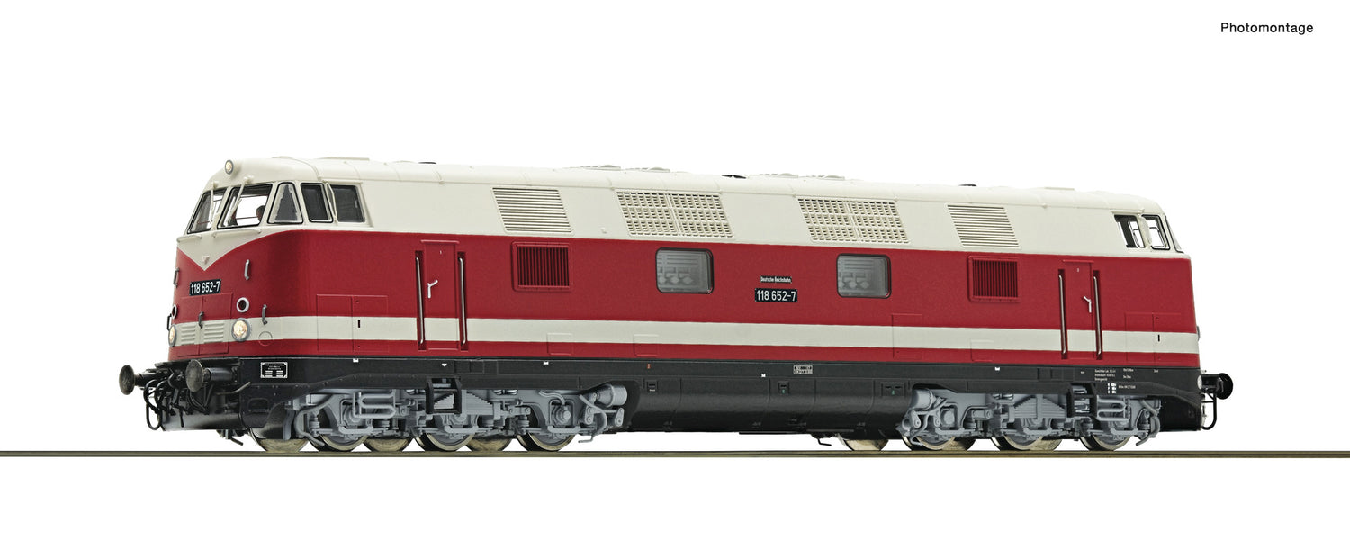Roco HO 70889 Diesel locomotive 118 652-7  DR  era IV DCC 2023 New Item