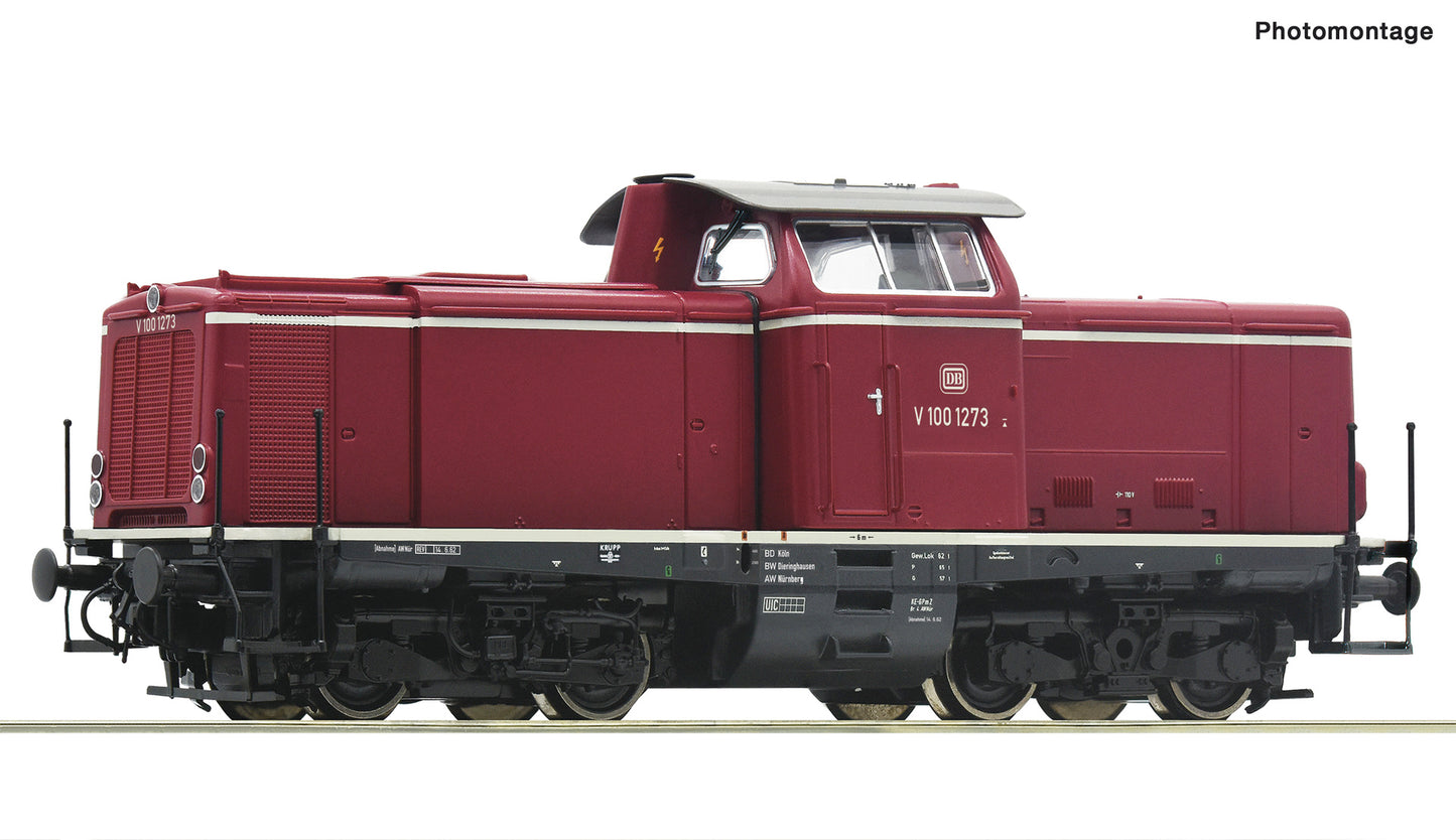 Roco HO 70980 Diesel locomotive V 100 1273  DB  era III DCC 2023 New Item