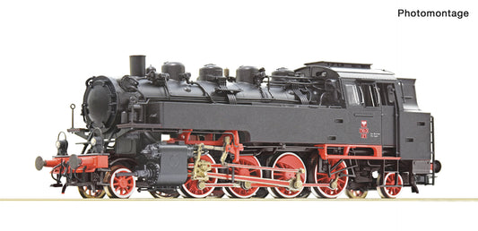 Roco N Scale DB Starter Set Steam Tank Locomotive, Cars, and Transformer  (23200)