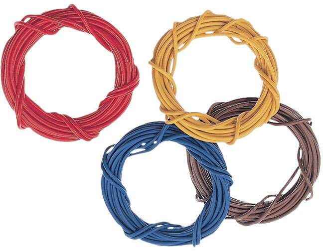 Marklin HO 71060 Dealer Pack Heavy Gauge Wire 4 Colors 10 Rolls 33' each roll. Best wire for Marklin HO and 1 gauge projects 