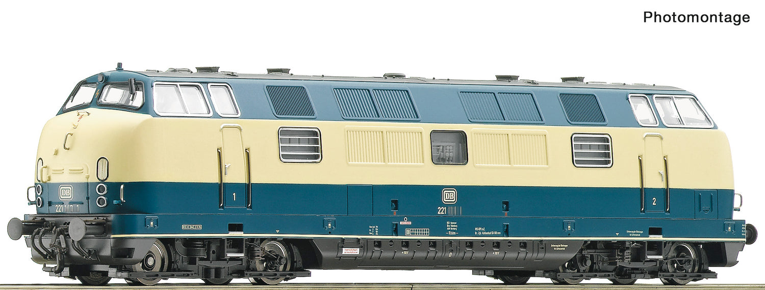 Roco HO 71089 Diesel locomotive BR 221  DB  era IV DCC 2023 New Item