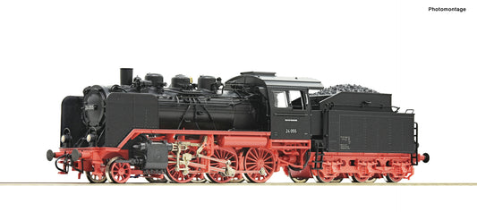 Roco HO 71213 Steam locomotive class 24  DB  era III DC 2023 New Item