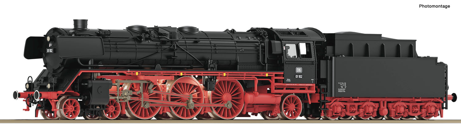 Fleischmann N 714575 Steam locomotive 01 102  DB  era IV DCC 2023 New Item