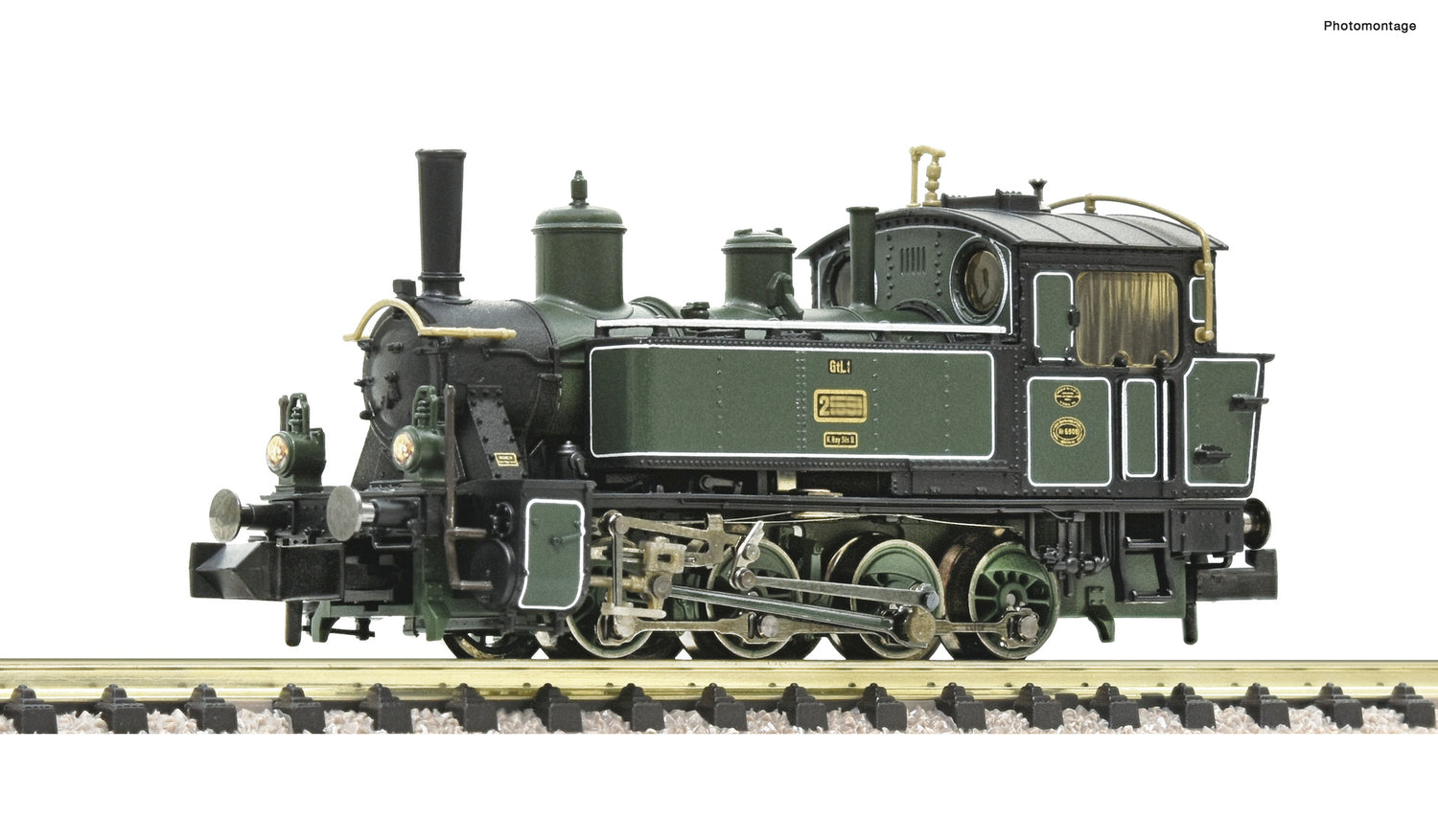 Fleischmann N 7160012 Steam locomotive type GtL  4/4  K.Bay.Sts.B.         era I DC 2024 New Item